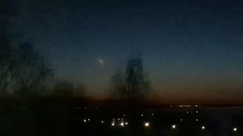 В небе над Петрозаводском заметили НЛО